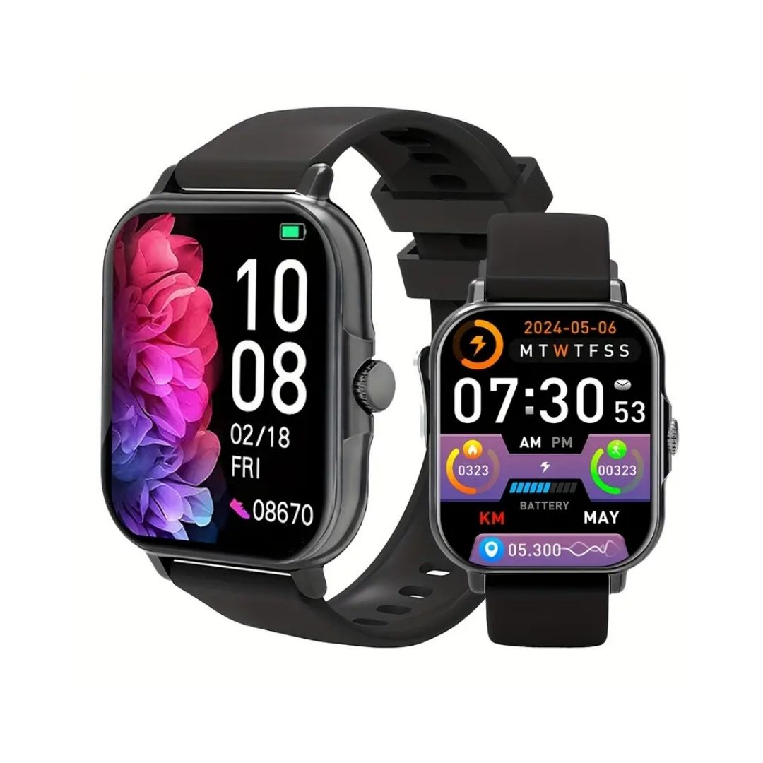 Smartwatch Fitnessuhr, Schrittzähler, Bluetooth & HD-Display