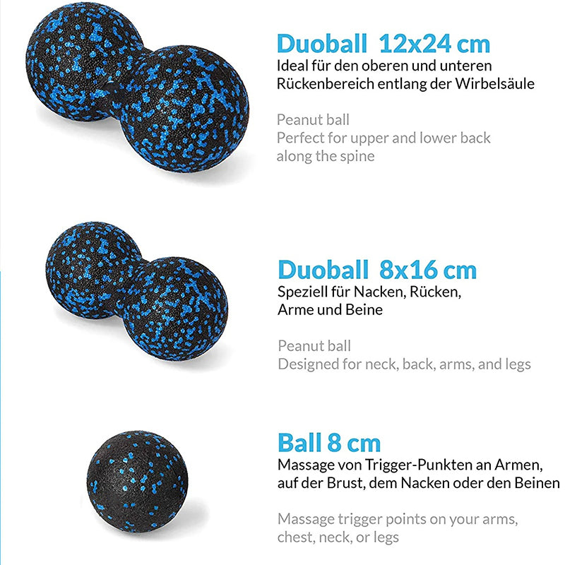 Faszienrolle Set 5-teilig
