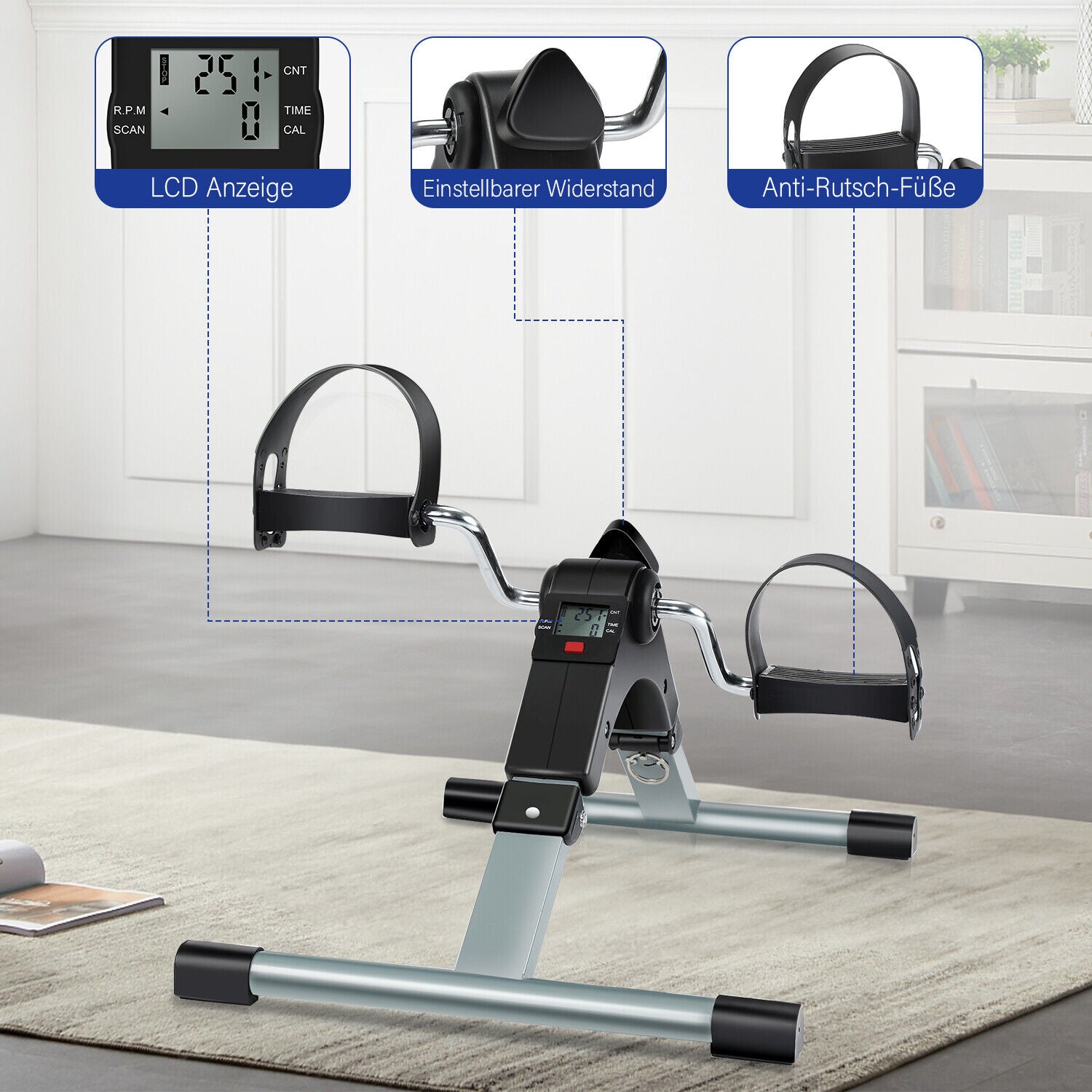 Heimtrainer Pedaltrainer Mini Bike Arm und Beintrainer