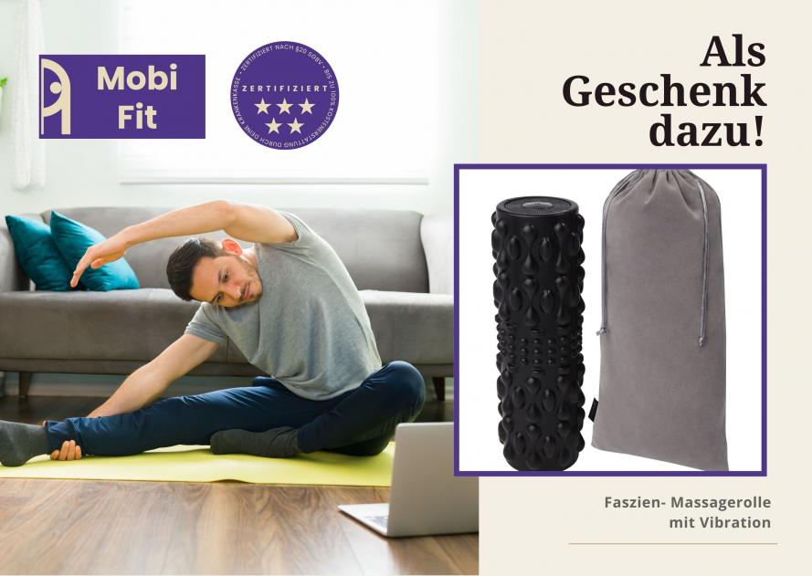 Mobi-Fit Präventionskurs + GRATIS Faszienrolle mit Vibration