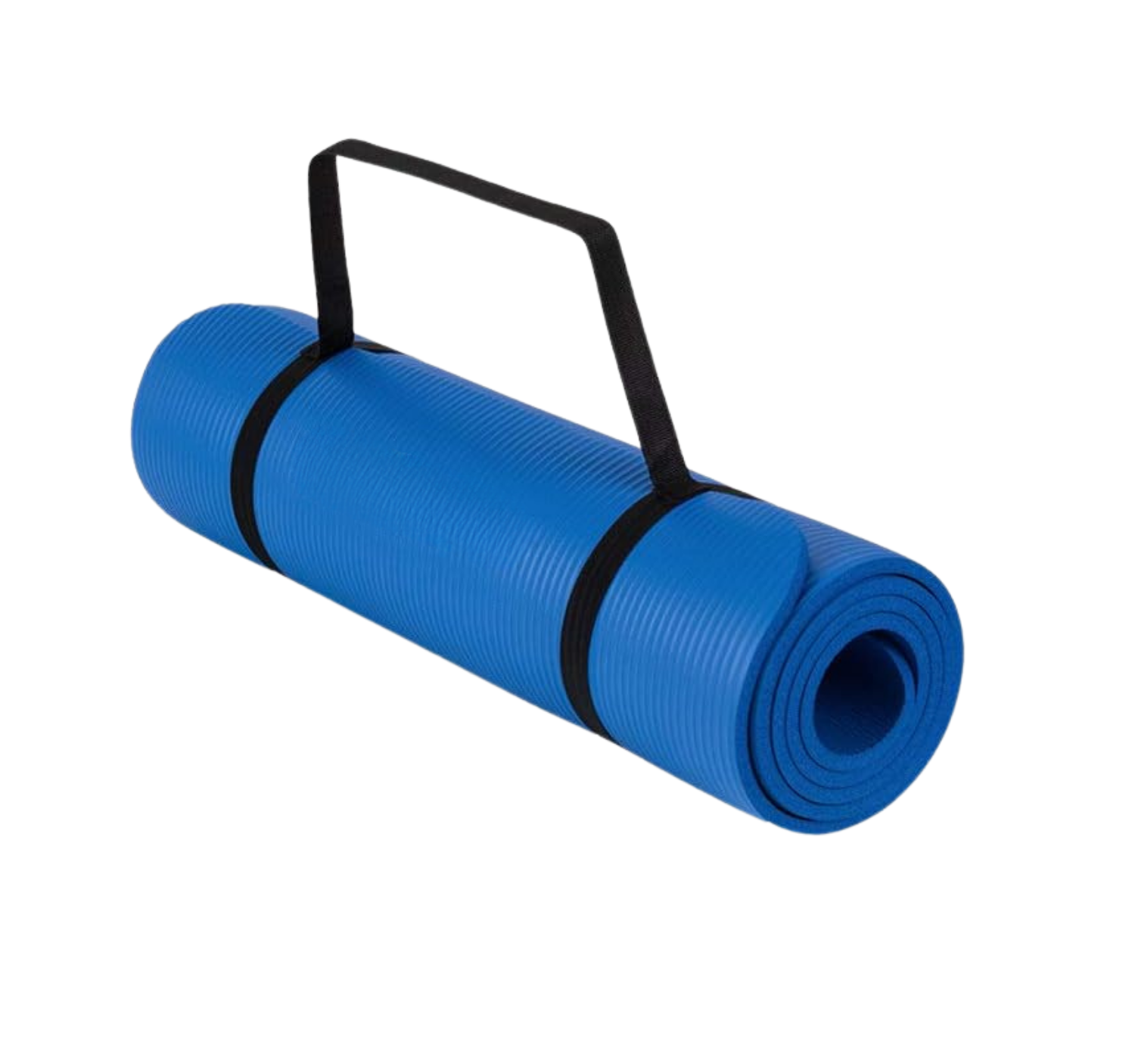 Körperdoc - Yoga-Matte 183x61x1 cm Blau + Tragetasche & Tragegurt