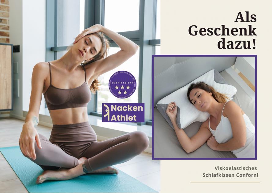Nacken-Athlet Präventionskurs + GRATIS Schlafkissen