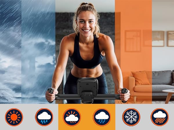 Körperdoc -  Heimtrainer Fitnessbike Fahrrad – Magnetwiderstand, Bluetooth, LCD-Display & verstellbarem Sitz, bis 160 kg